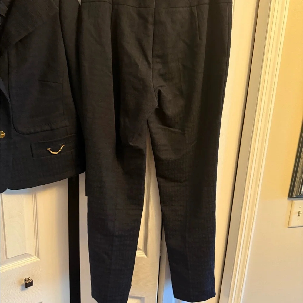 Escada Dark Navy Blue Suit Set - Picture 2 of 4